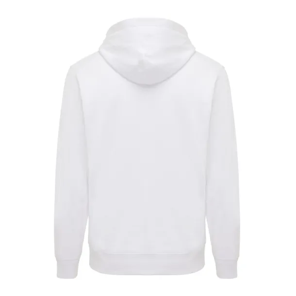 Iqoniq Yengo recycled cotton hoodie with sidepockets - iqoniq recycled white 