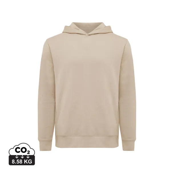 Iqoniq Yengo unisex hoodie od recikliranog pamuka s bočnim džepovima, 280 g/m² - iqoniq desert