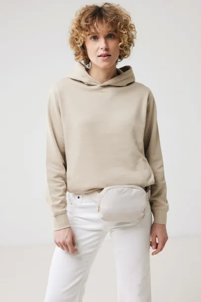Iqoniq Yengo recycled cotton hoodie with sidepockets - iqoniq brown 