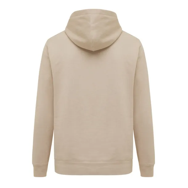 Iqoniq Yengo recycled cotton hoodie with sidepockets - iqoniq brown 