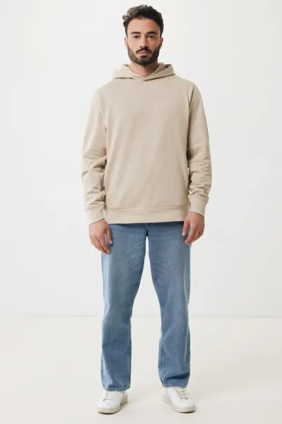 Iqoniq Yengo recycled cotton hoodie with sidepockets - iqoniq brown 