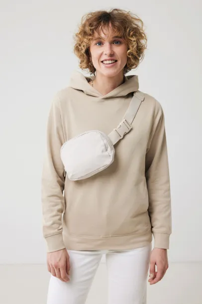 Iqoniq Yengo recycled cotton hoodie with sidepockets - iqoniq brown 