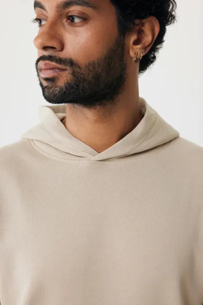 Iqoniq Yengo recycled cotton hoodie with sidepockets - iqoniq desert