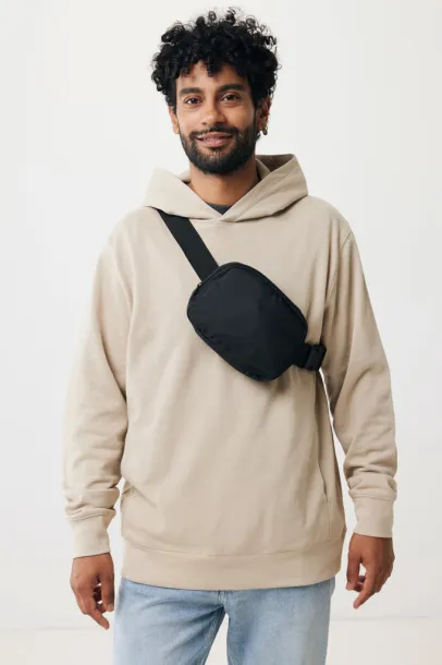 Iqoniq Yengo unisex hoodie od recikliranog pamuka s bočnim džepovima, 280 g/m² - iqoniq desert