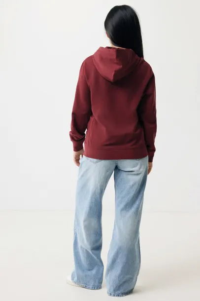 Iqoniq Yengo recycled cotton hoodie with sidepockets - iqoniq Red 