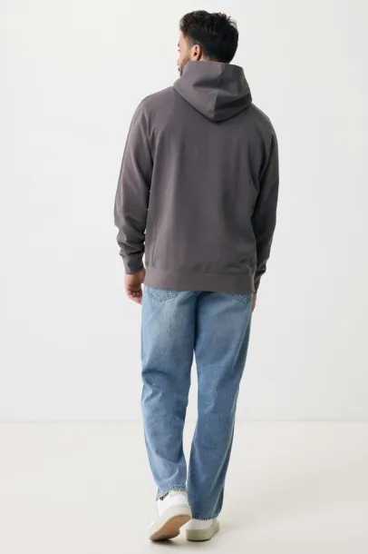 Iqoniq Yengo recycled cotton hoodie with sidepockets - iqoniq anthracite