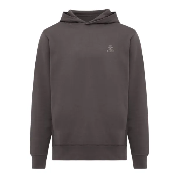 Iqoniq Yengo recycled cotton hoodie with sidepockets - iqoniq grey 