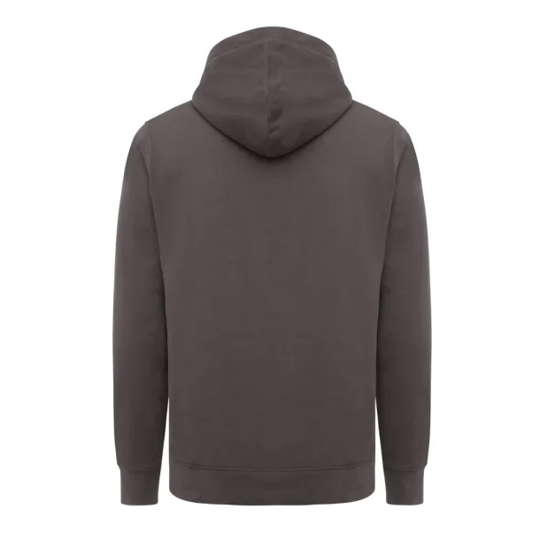 Iqoniq Yengo recycled cotton hoodie with sidepockets - iqoniq grey 