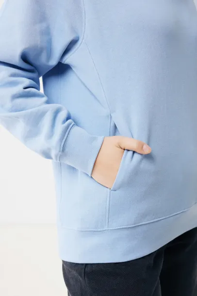 Iqoniq Yengo unisex hoodie od recikliranog pamuka s bočnim džepovima, 280 g/m² - iqoniq sky blue