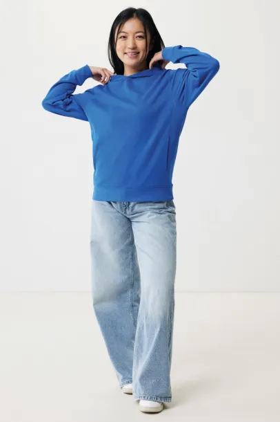 Iqoniq Yengo unisex hoodie od recikliranog pamuka s bočnim džepovima, 280 g/m² - iqoniq royal blue