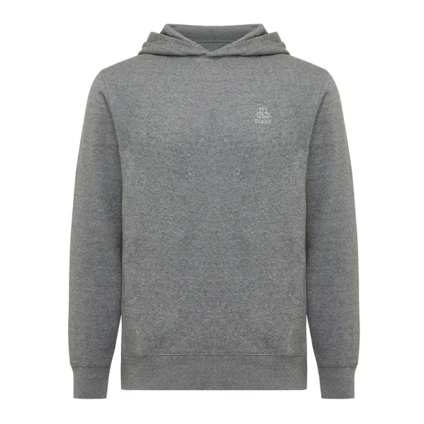Iqoniq Yengo recycled cotton hoodie with sidepockets - iqoniq anthracite 