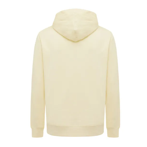 Iqoniq Yengo recycled cotton hoodie with sidepockets - iqoniq cream yellow 