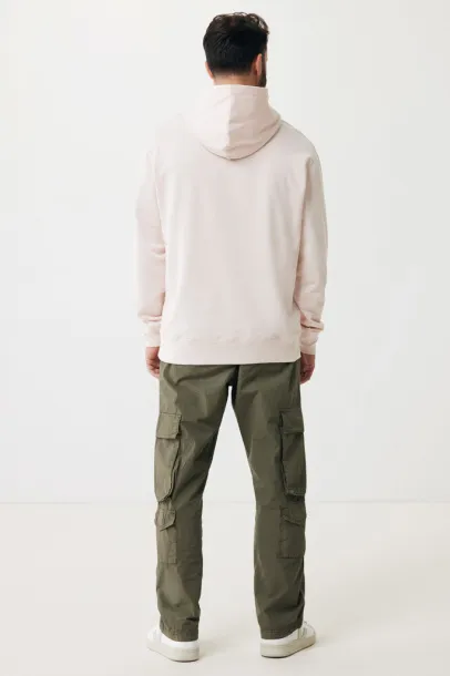 Iqoniq Yengo recycled cotton hoodie with sidepockets - iqoniq cloud pink 