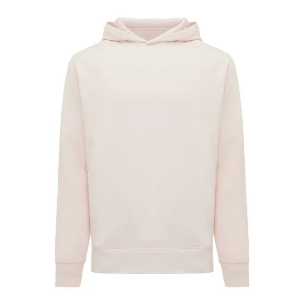 Iqoniq Yengo recycled cotton hoodie with sidepockets - iqoniq cloud pink 