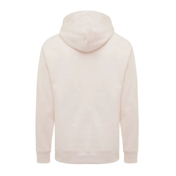 Iqoniq Yengo recycled cotton hoodie with sidepockets - iqoniq cloud pink 