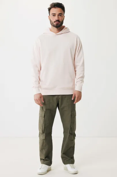 Iqoniq Yengo recycled cotton hoodie with sidepockets - iqoniq cloud pink 
