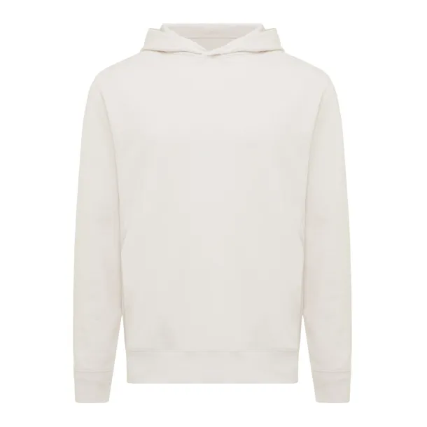 Iqoniq Yengo recycled cotton hoodie with sidepockets - iqoniq ivory white 