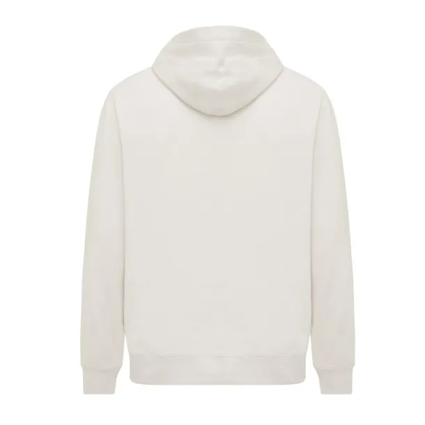 Iqoniq Yengo recycled cotton hoodie with sidepockets - iqoniq ivory white 