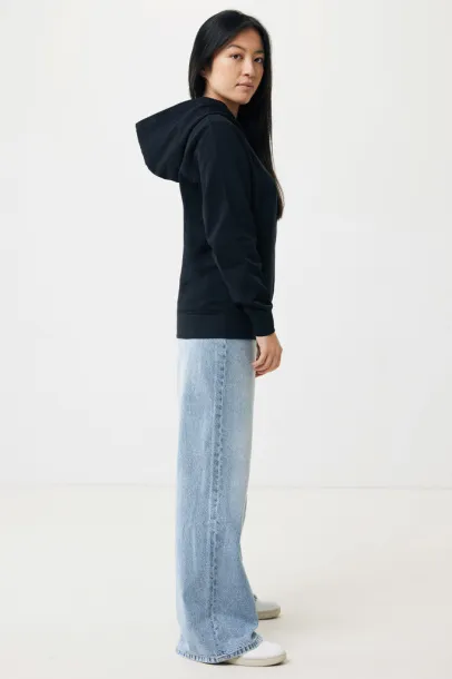 Iqoniq Yengo recycled cotton hoodie with sidepockets - iqoniq Black 