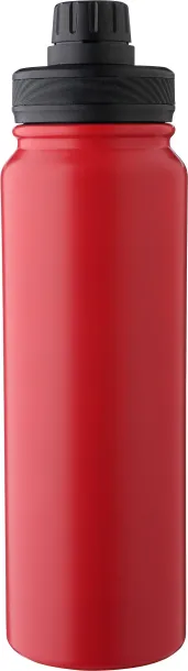 Zinnia Stainless steel double walled bottle (800 ml)  Crvena