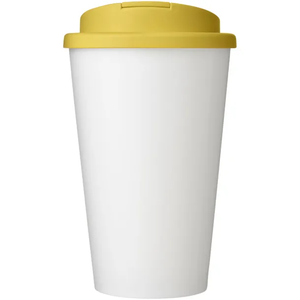 Brite-Americano® Eco 350 ml spill-proof insulated tumbler Yellow