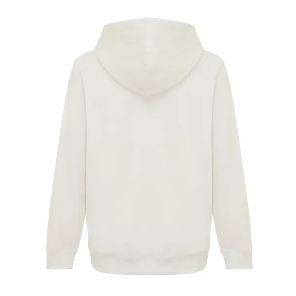 Iqoniq Yengo dječji hoodie od recikliranog pamuka s bičnim džepovima, 280 g/m² - iqoniq ivory white 