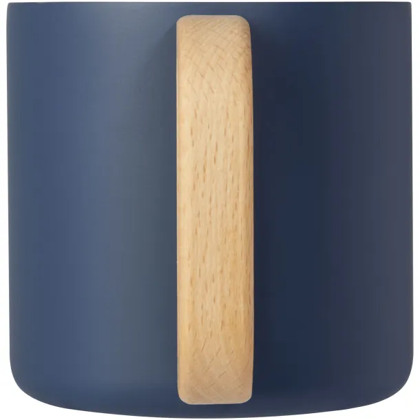Bjorn 360 ml RCS certified recycled stainless steel mug with copper vacuum insulation - Seasons Dark blue