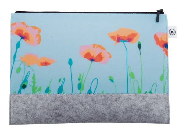 CreaFelt Beauty L custom cosmetic bag White Grey