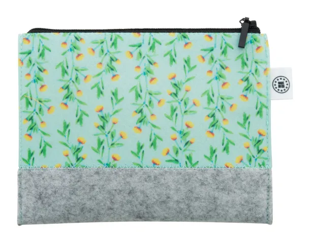 CreaFelt Beauty S custom cosmetic bag White Grey