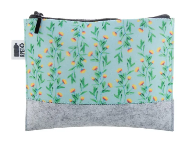 CreaFelt Beauty S custom cosmetic bag White Grey