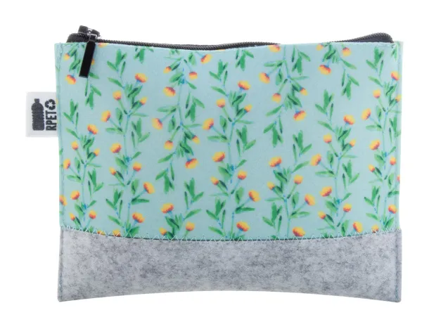 CreaFelt Beauty S custom cosmetic bag White Grey