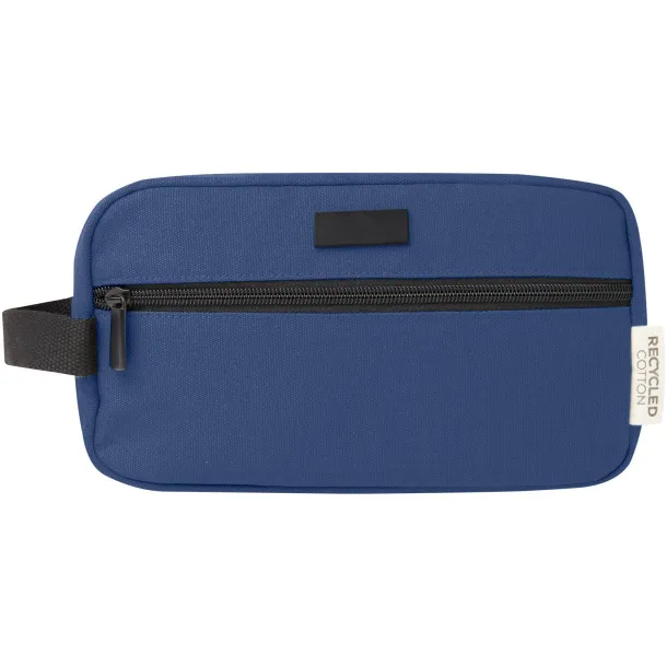Joey GRS recycled canvas travel accessory pouch bag 3.5L Navy Blue