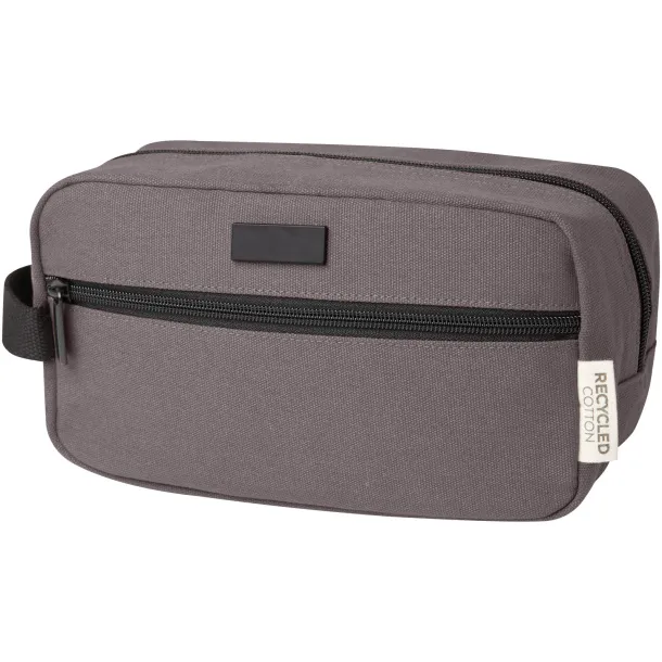 Joey GRS recycled canvas travel accessory pouch bag 3.5L Grey