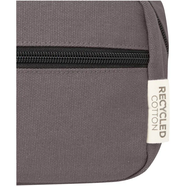 Joey GRS recycled canvas travel accessory pouch bag 3.5L Grey