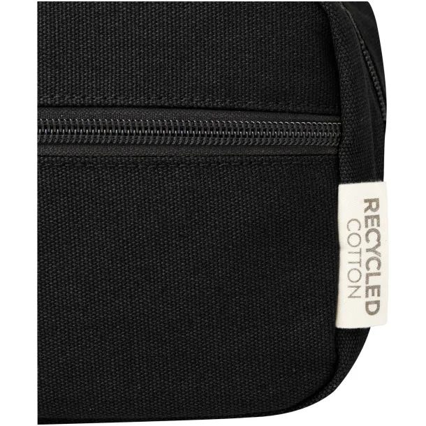 Joey GRS toaletna torbica od recikliranog platna, 3,5L Solid black