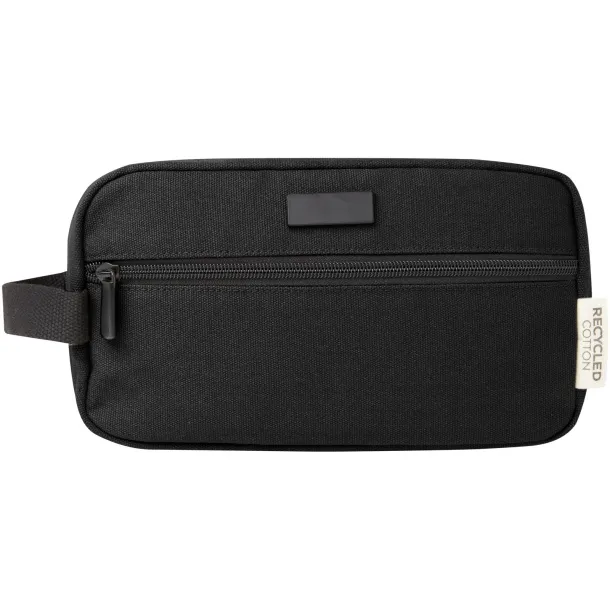 Joey GRS toaletna torbica od recikliranog platna, 3,5L Solid black