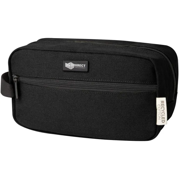 Joey GRS toaletna torbica od recikliranog platna, 3,5L Solid black