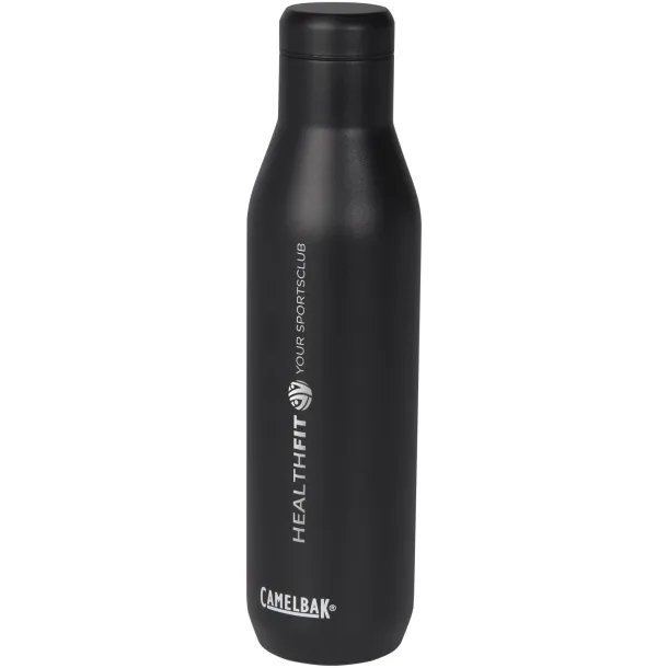 CamelBak® Horizon 750 ml vacuum insulated water/wine bottle - CamelBak Solid black