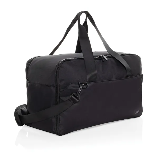 Swiss Peak Aware™ RPET vikend 15.6" laptop torba - Swiss Peak Crna 