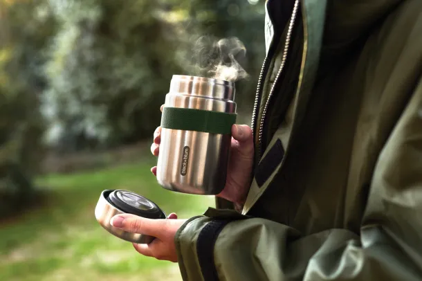 Black+Blum Food Flask 400 ml - Black + Blum olive green 