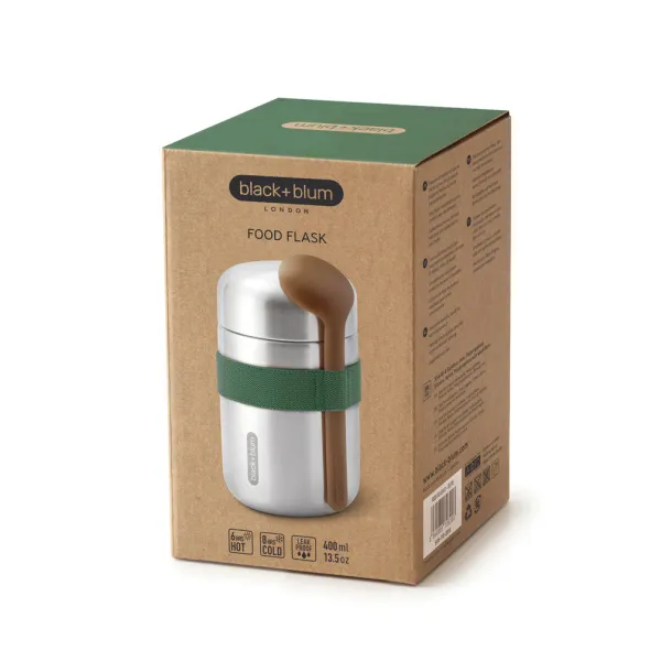 Black+Blum Food Flask 400 ml - Black + Blum olive green 