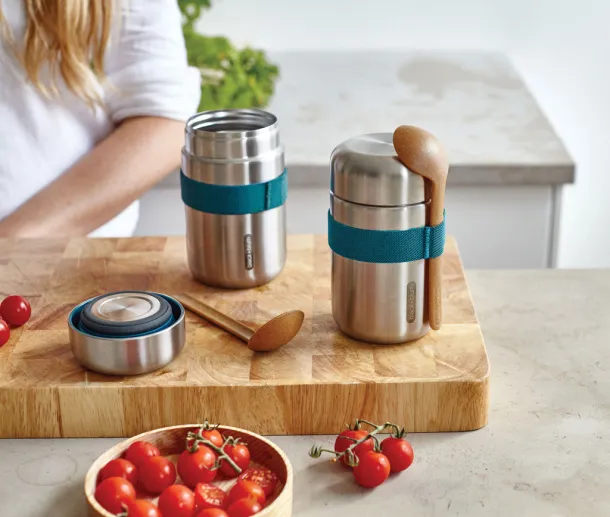 Black+Blum Food Flask 400 ml - Black + Blum turquoise 