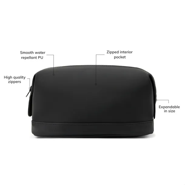  VINGA Baltimore toaletna torbica - Vinga Crna