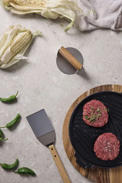 VINGA Paso smash burger press - Vinga Brown 