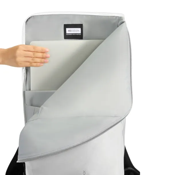 Urban vodootporan 16" laptop ruksak s preklopom - XD Design Siva Crna