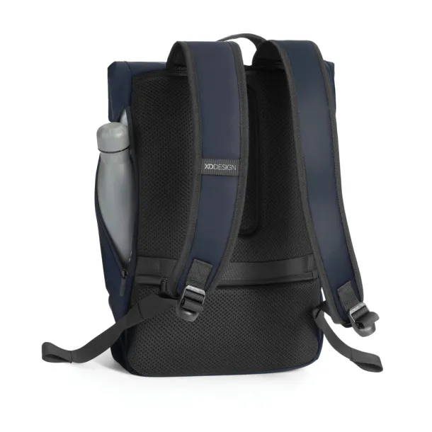 Urban vodootporan 16" laptop ruksak s preklopom - XD Design navy Crna