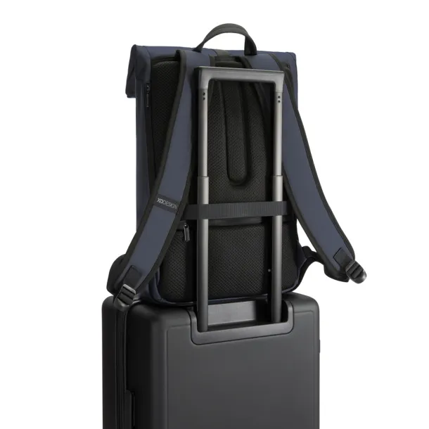 Urban vodootporan 16" laptop ruksak s preklopom - XD Design navy Crna