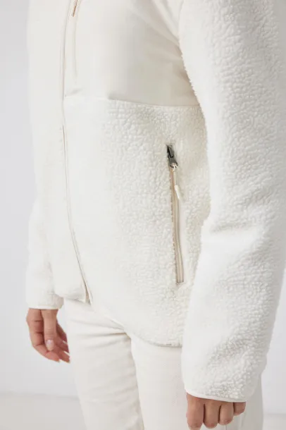  Iqoniq Diran unisex flis jakna od recikliranog poliestera - iqoniq white 