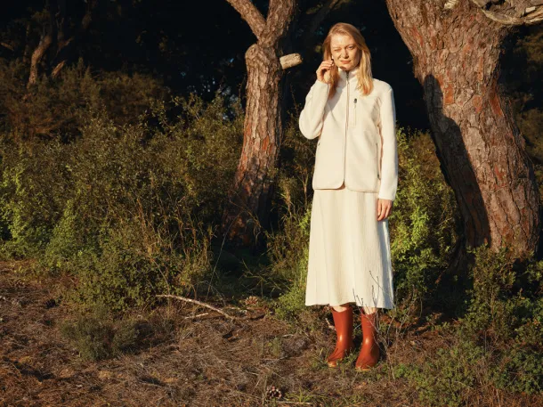  Iqoniq Diran recycled polyester pile fleece jacket - iqoniq Prirodna