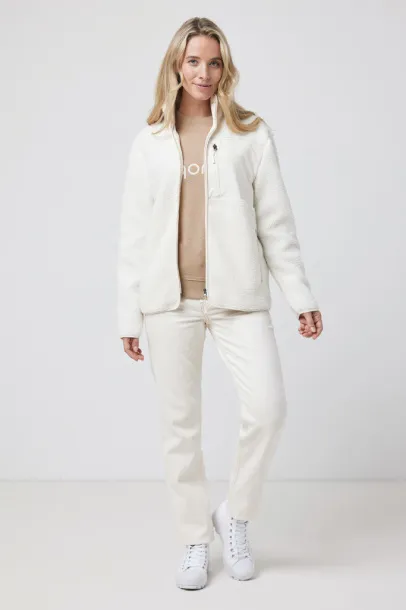  Iqoniq Diran recycled polyester pile fleece jacket - iqoniq Prirodna